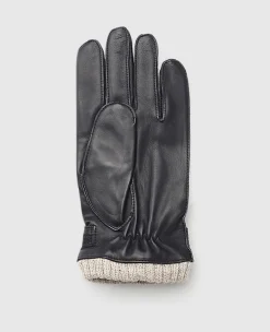 Lederhandschuhe mit Bund