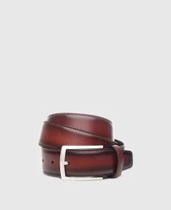 Patina Herrengürtel in Brandy